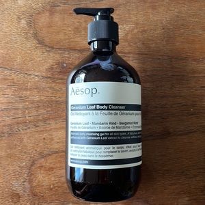 NWT Aesop Geranium Leaf Body Cleanser 16.9 oz